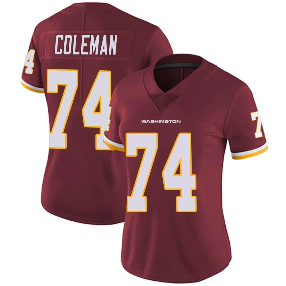 Women's Washington Commanders Brandon Coleman Nike Burgundy Team Color Vapor Untouchable Limited Jersey