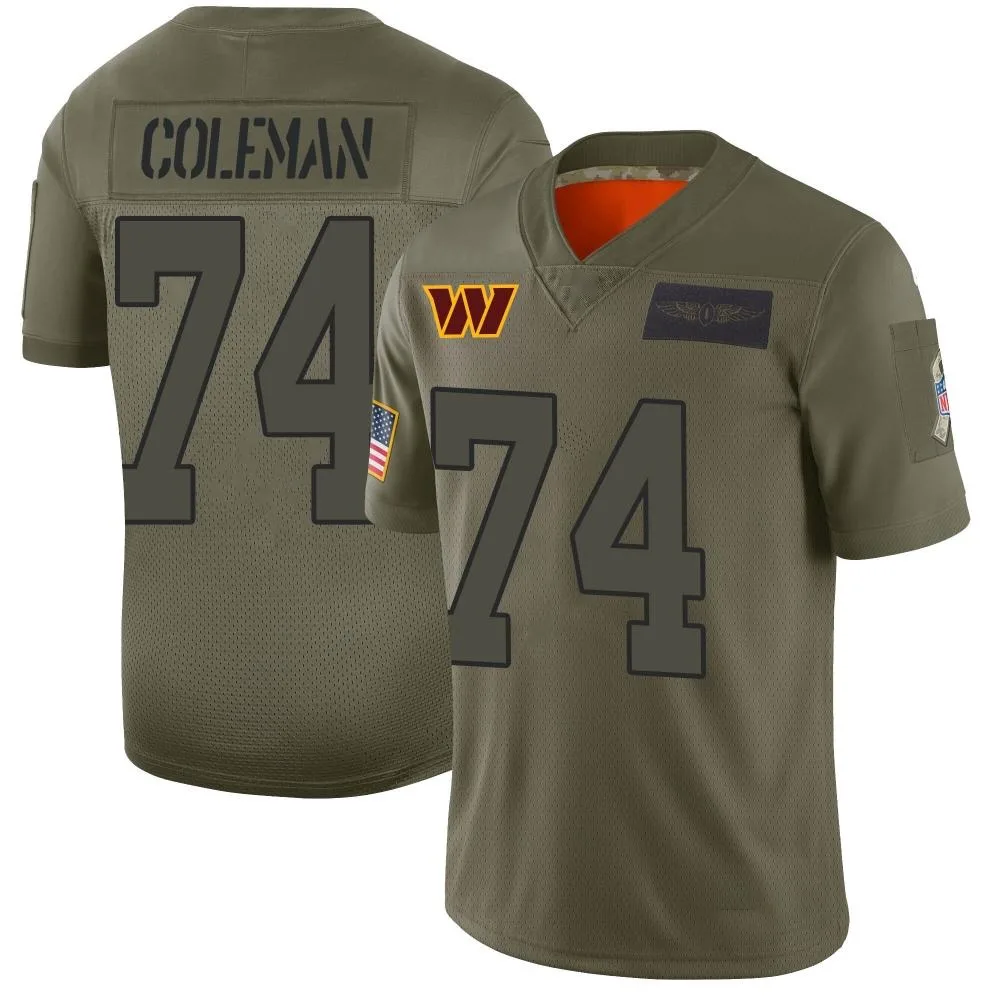 Youth Washington Commanders Brandon Coleman Nike 2019 Salute to Service Limited Camo Jersey Youth Washington Commanders Brandon Coleman Nike 2019 Salute to Service Limited Camo Jersey