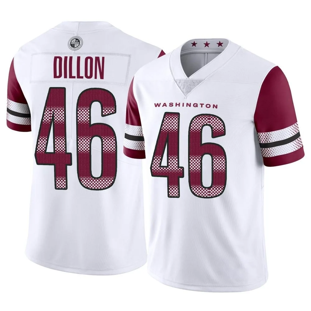 Men's Washington Commanders Brandon Dillon Nike Vapor Limited White Jersey Men's Washington Commanders Brandon Dillon Nike Vapor Limited White Jersey