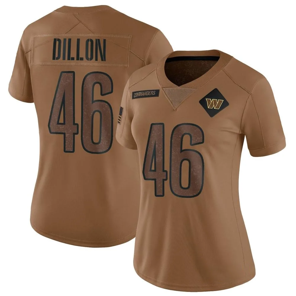 Women's Washington Commanders Brandon Dillon Nike 2023 Salute To Service Limited Brown Jersey Women's Washington Commanders Brandon Dillon Nike 2023 Salute To Service Limited Brown Jersey