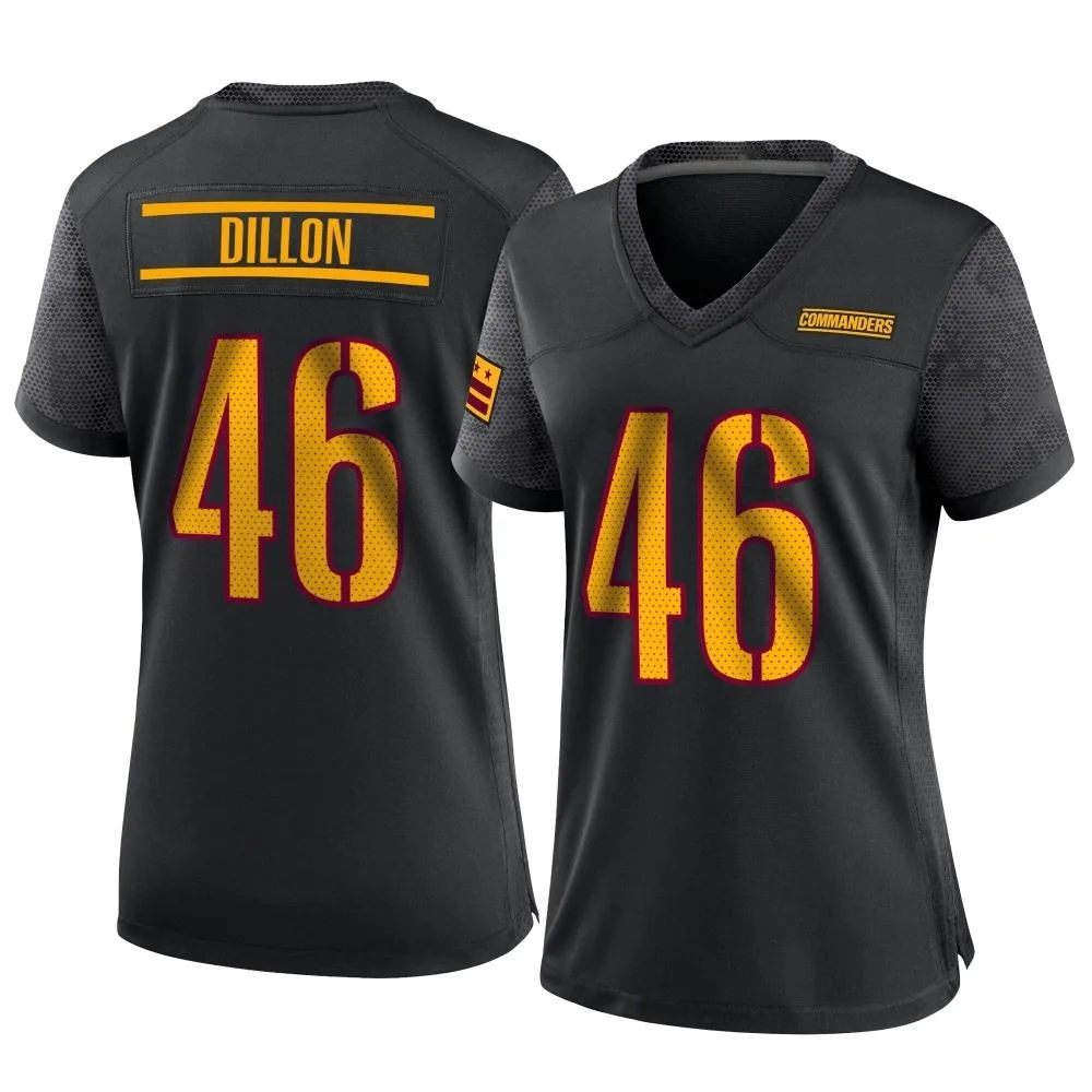 Women's Washington Commanders Brandon Dillon Nike Alternate Game Black Jersey Women's Washington Commanders Brandon Dillon Nike Alternate Game Black Jersey