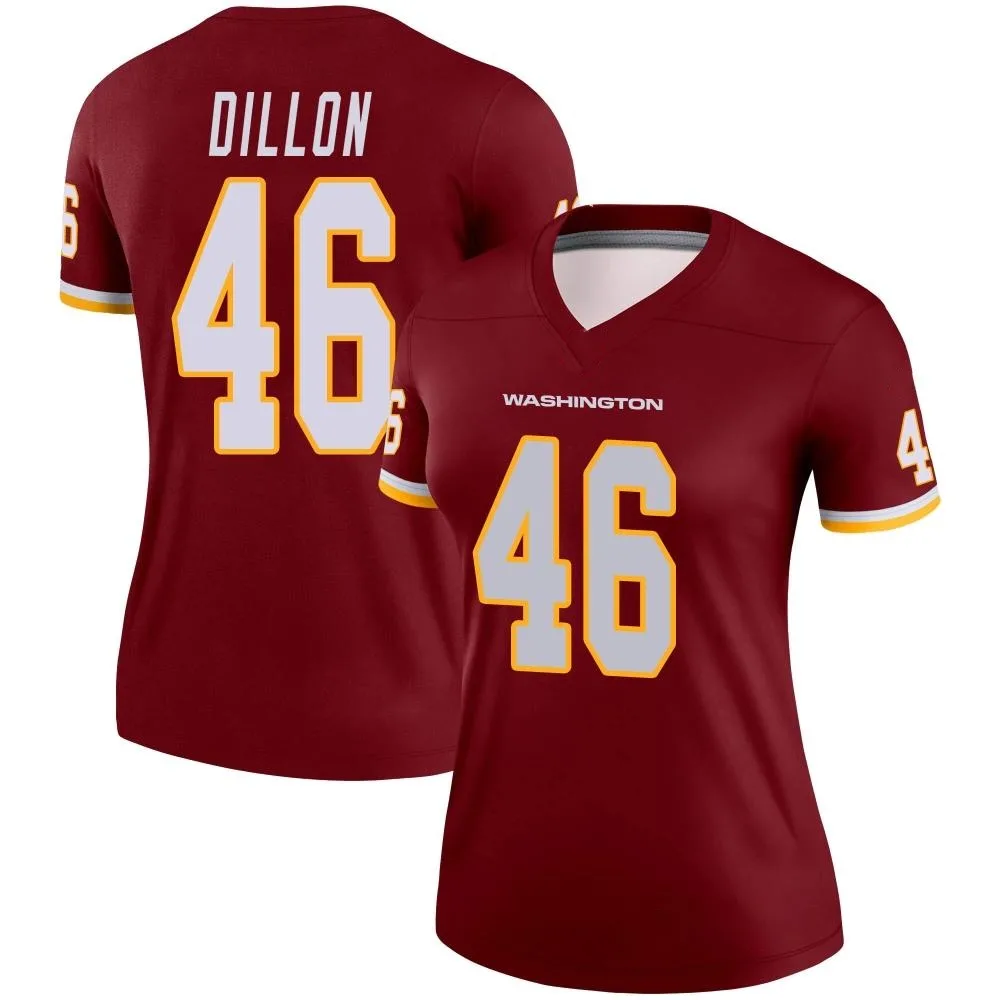 Women's Washington Commanders Brandon Dillon Nike Burgundy Legend Jersey Women's Washington Commanders Brandon Dillon Nike Burgundy Legend Jersey