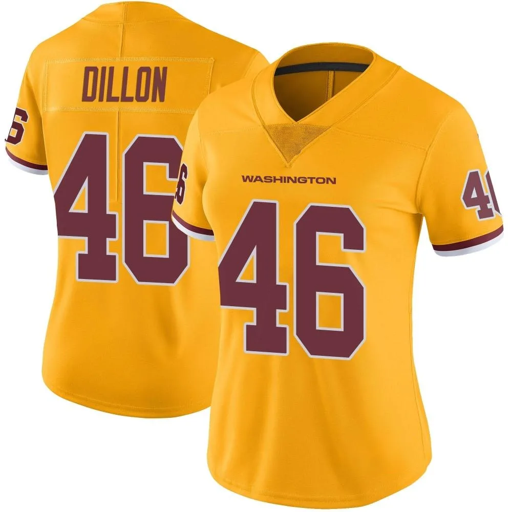 Women's Washington Commanders Brandon Dillon Nike Color Rush Limited Gold Jersey