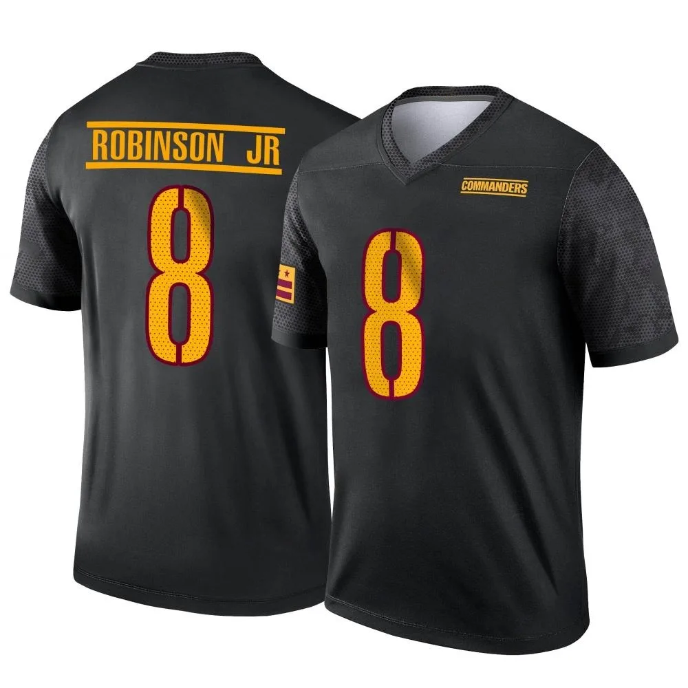 Men's Washington Commanders Brian Robinson Jr. Nike Alternate Legend Black Jersey Men's Washington Commanders Brian Robinson Jr. Nike Alternate Legend Black Jersey