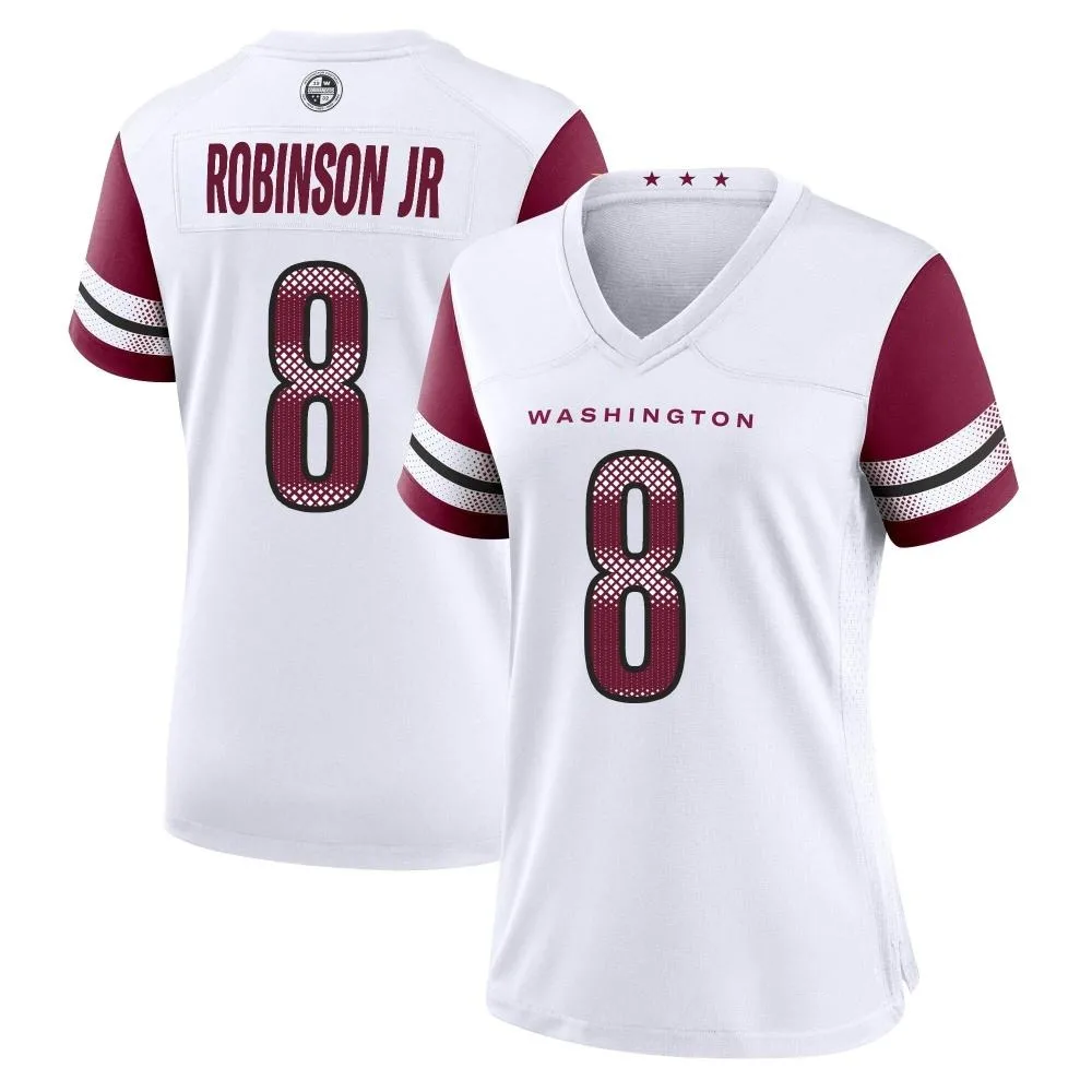 Women's Washington Commanders Brian Robinson Jr. Nike Game White Jersey Women's Washington Commanders Brian Robinson Jr. Nike Game White Jersey