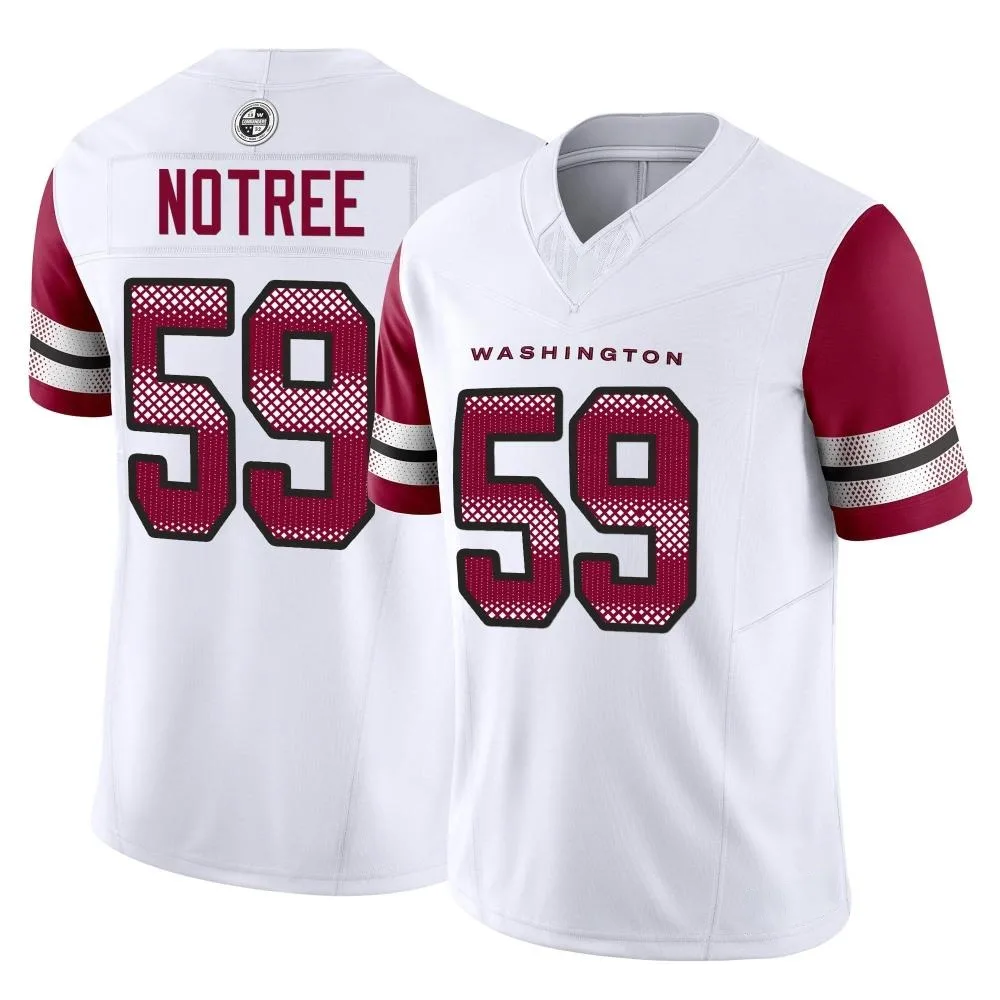Men's Washington Commanders Bryce Notree Nike Vapor F.U.S.E. Limited White Jersey Men's Washington Commanders Bryce Notree Nike Vapor F.U.S.E. Limited White Jersey