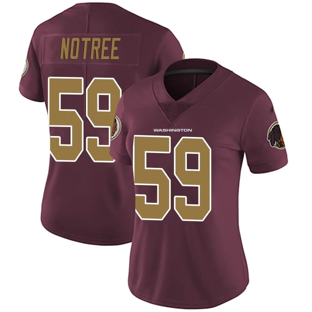 Women's Washington Commanders Bryce Notree Nike Burgundy Alternate Vapor Untouchable Limited Jersey Women's Washington Commanders Bryce Notree Nike Burgundy Alternate Vapor Untouchable Limited Jersey