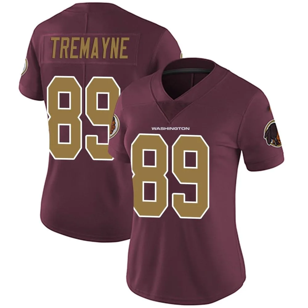 Women's Washington Commanders Brycen Tremayne Nike Burgundy Alternate Vapor Untouchable Limited Jersey Women's Washington Commanders Brycen Tremayne Nike Burgundy Alternate Vapor Untouchable Limited Jersey