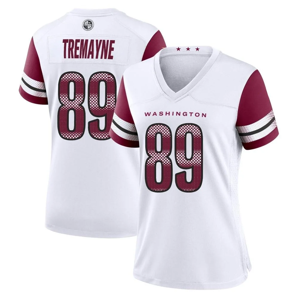 Women's Washington Commanders Brycen Tremayne Nike Game White Jersey Women's Washington Commanders Brycen Tremayne Nike Game White Jersey