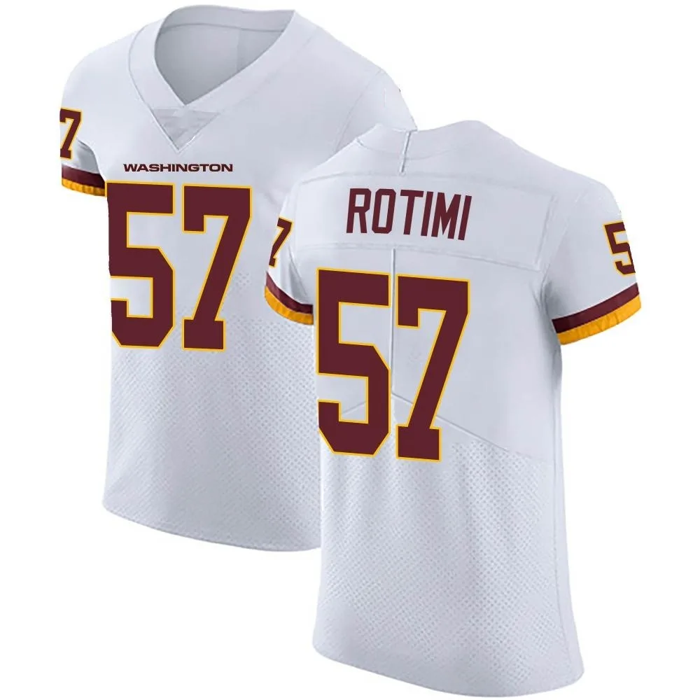 Men's Washington Commanders Bunmi Rotimi Nike Vapor Untouchable Elite White Jersey Men's Washington Commanders Bunmi Rotimi Nike Vapor Untouchable Elite White Jersey