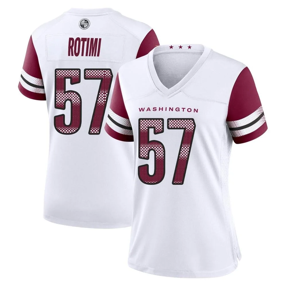 Women's Washington Commanders Bunmi Rotimi Nike Game White Jersey Women's Washington Commanders Bunmi Rotimi Nike Game White Jersey