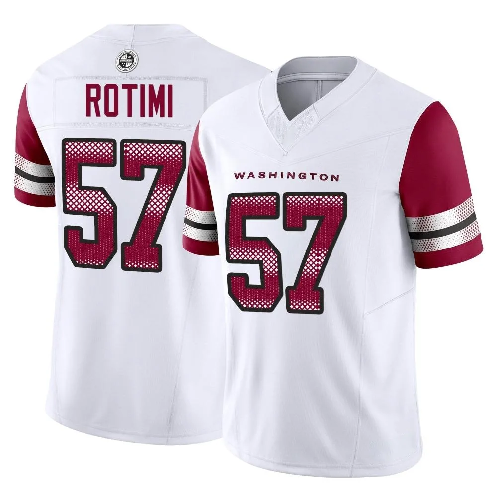 Youth Washington Commanders Bunmi Rotimi Nike Vapor F.U.S.E. Limited White Jersey Youth Washington Commanders Bunmi Rotimi Nike Vapor F.U.S.E. Limited White Jersey