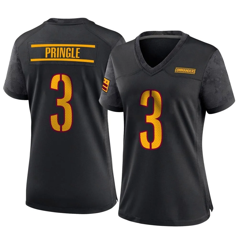 Women's Washington Commanders Byron Pringle Nike Alternate Game Black Jersey Women's Washington Commanders Byron Pringle Nike Alternate Game Black Jersey