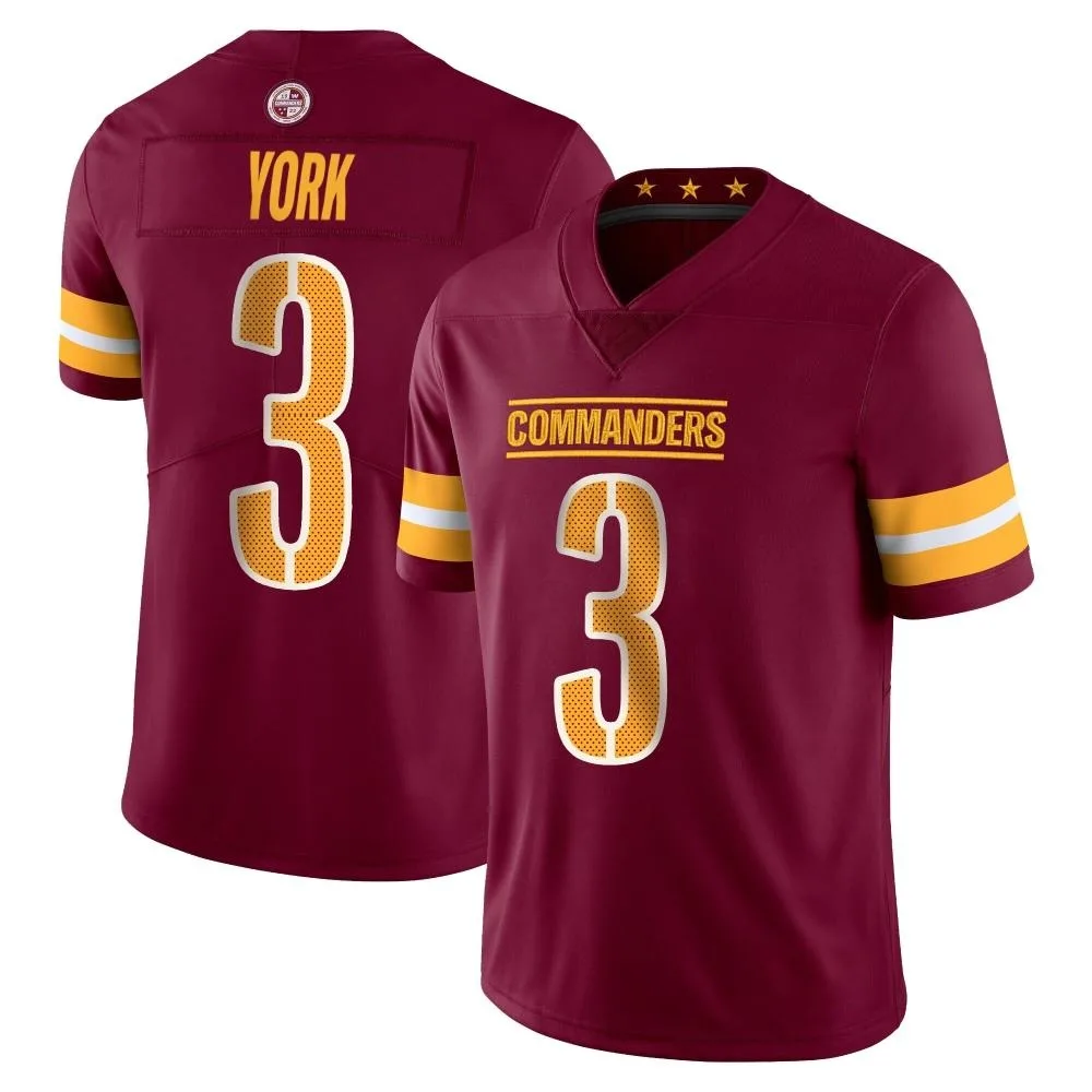 Men's Washington Commanders Cade York Nike Vapor Burgundy Limited Jersey Men's Washington Commanders Cade York Nike Vapor Burgundy Limited Jersey