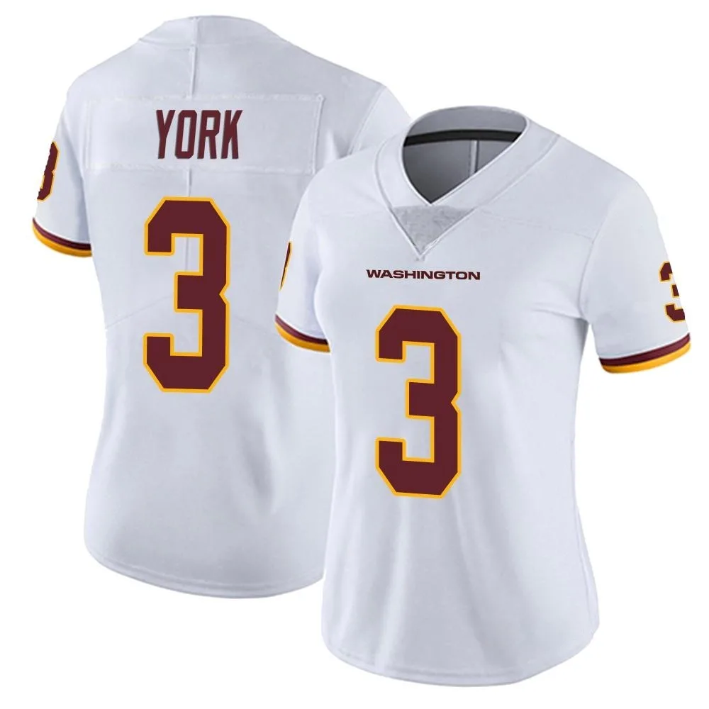 Women's Washington Commanders Cade York Nike Vapor Untouchable Limited White Jersey Women's Washington Commanders Cade York Nike Vapor Untouchable Limited White Jersey