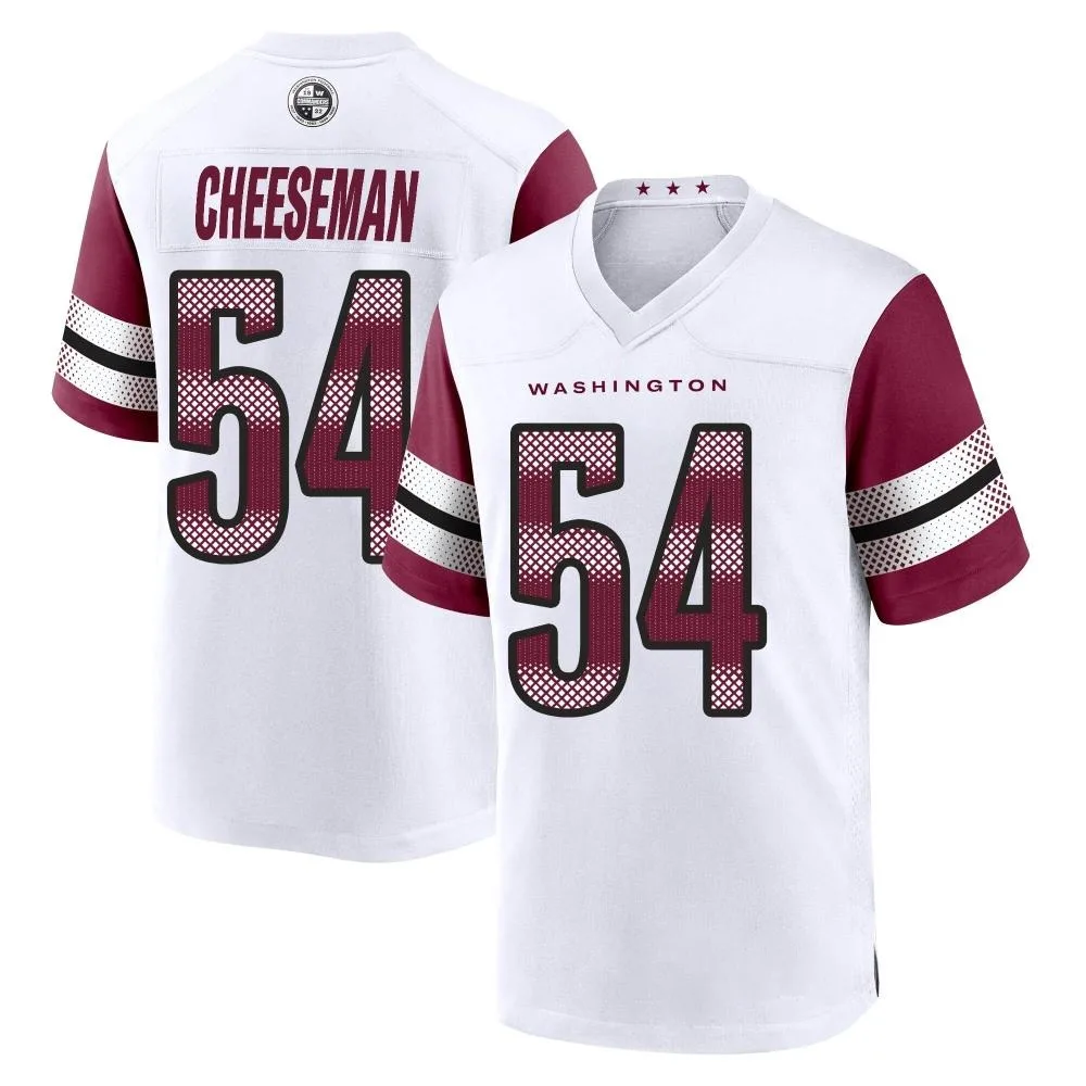 Men's Washington Commanders Camaron Cheeseman Nike Game White Jersey Men's Washington Commanders Camaron Cheeseman Nike Game White Jersey