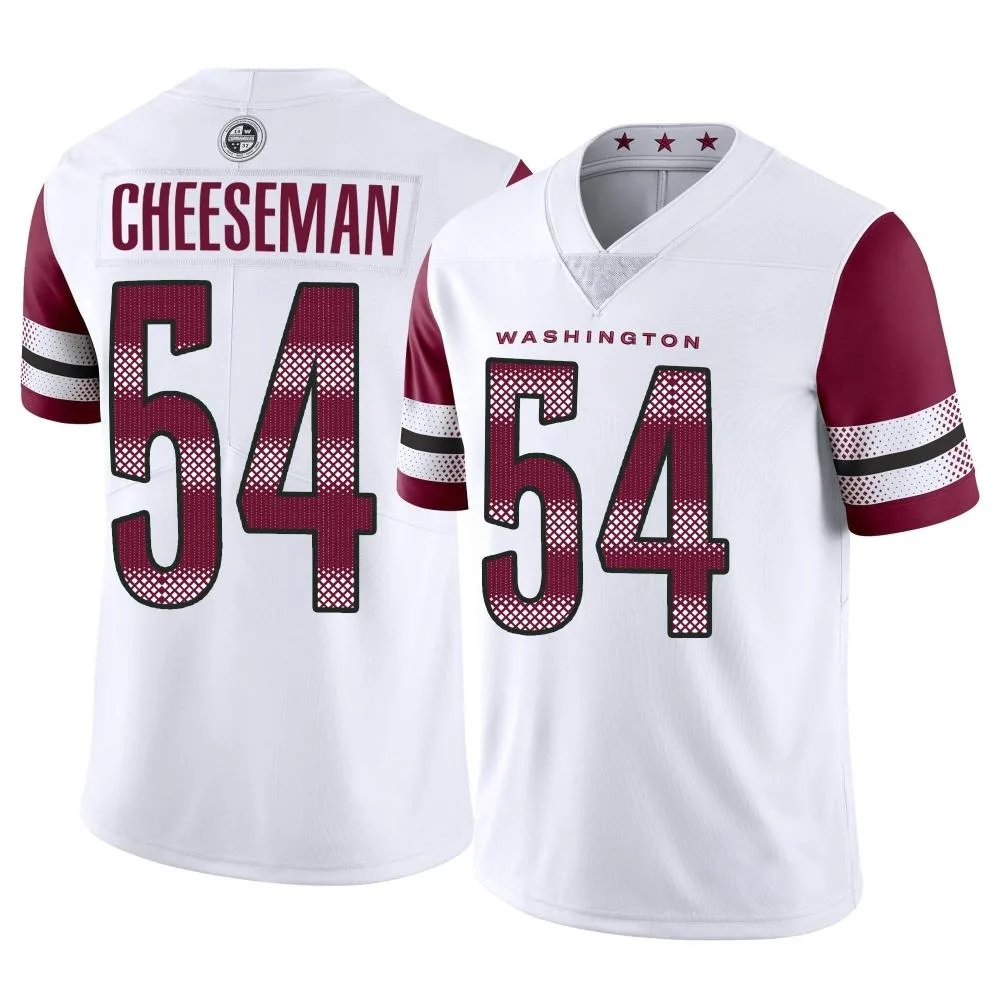 Men's Washington Commanders Camaron Cheeseman Nike Vapor Limited White Jersey Men's Washington Commanders Camaron Cheeseman Nike Vapor Limited White Jersey