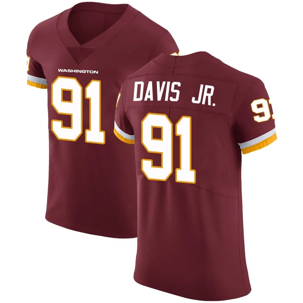 Men's Washington Commanders Carl Davis Jr. Nike Burgundy Team Color Vapor Untouchable Elite Jersey Men's Washington Commanders Carl Davis Jr. Nike Burgundy Team Color Vapor Untouchable Elite Jersey