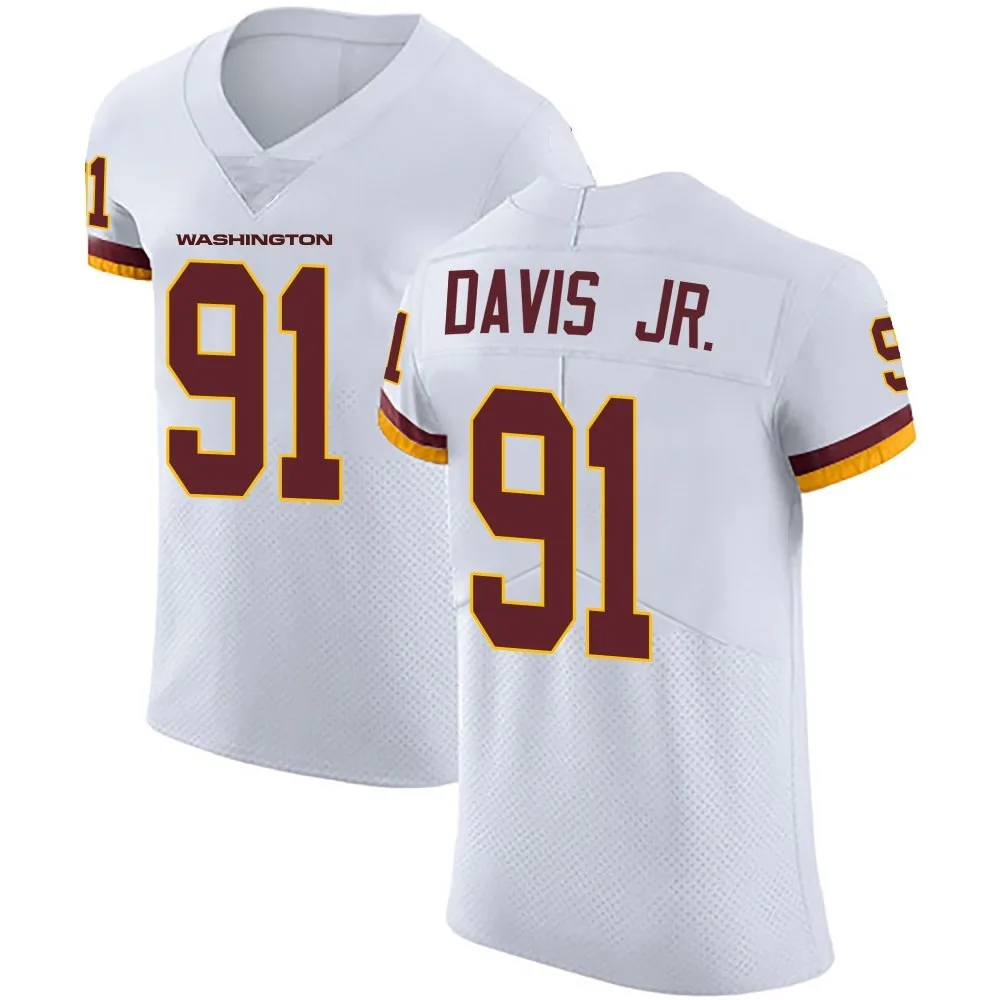 Men's Washington Commanders Carl Davis Jr. Nike Vapor Untouchable Elite White Jersey Men's Washington Commanders Carl Davis Jr. Nike Vapor Untouchable Elite White Jersey