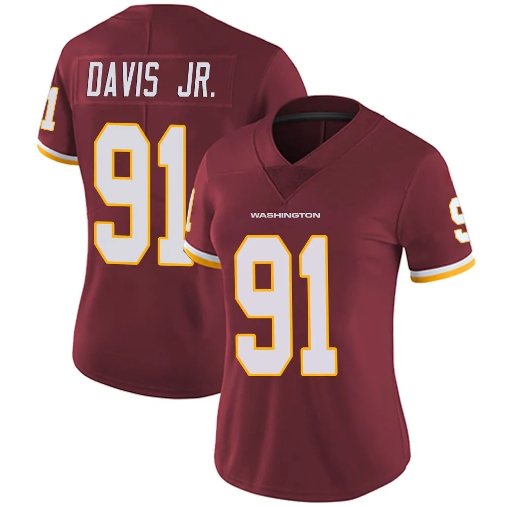 Women's Washington Commanders Carl Davis Jr. Nike Burgundy Team Color Vapor Untouchable Limited Jersey Women's Washington Commanders Carl Davis Jr. Nike Burgundy Team Color Vapor Untouchable Limited Jersey