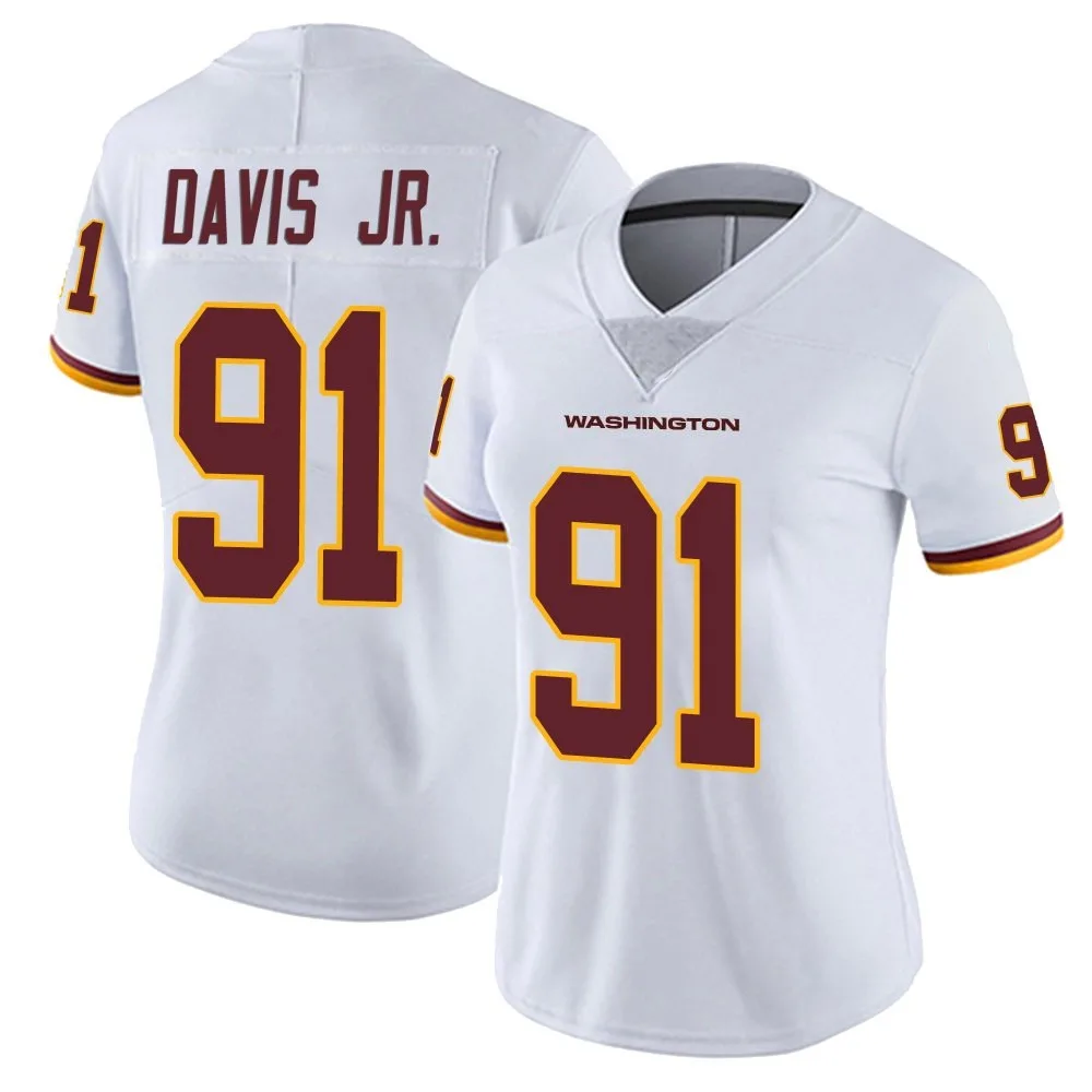 Women's Washington Commanders Carl Davis Jr. Nike Vapor Untouchable Limited White Jersey Women's Washington Commanders Carl Davis Jr. Nike Vapor Untouchable Limited White Jersey