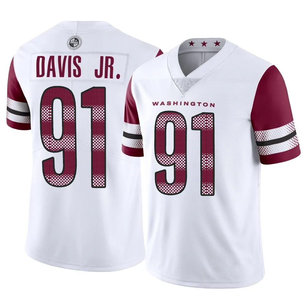 Youth Washington Commanders Carl Davis Jr. Nike Vapor Limited White Jersey Youth Washington Commanders Carl Davis Jr. Nike Vapor Limited White Jersey