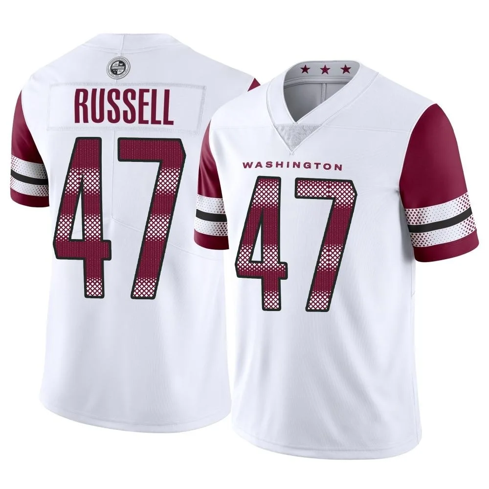 Men's Washington Commanders Chapelle Russell Nike Vapor Limited White Jersey Men's Washington Commanders Chapelle Russell Nike Vapor Limited White Jersey