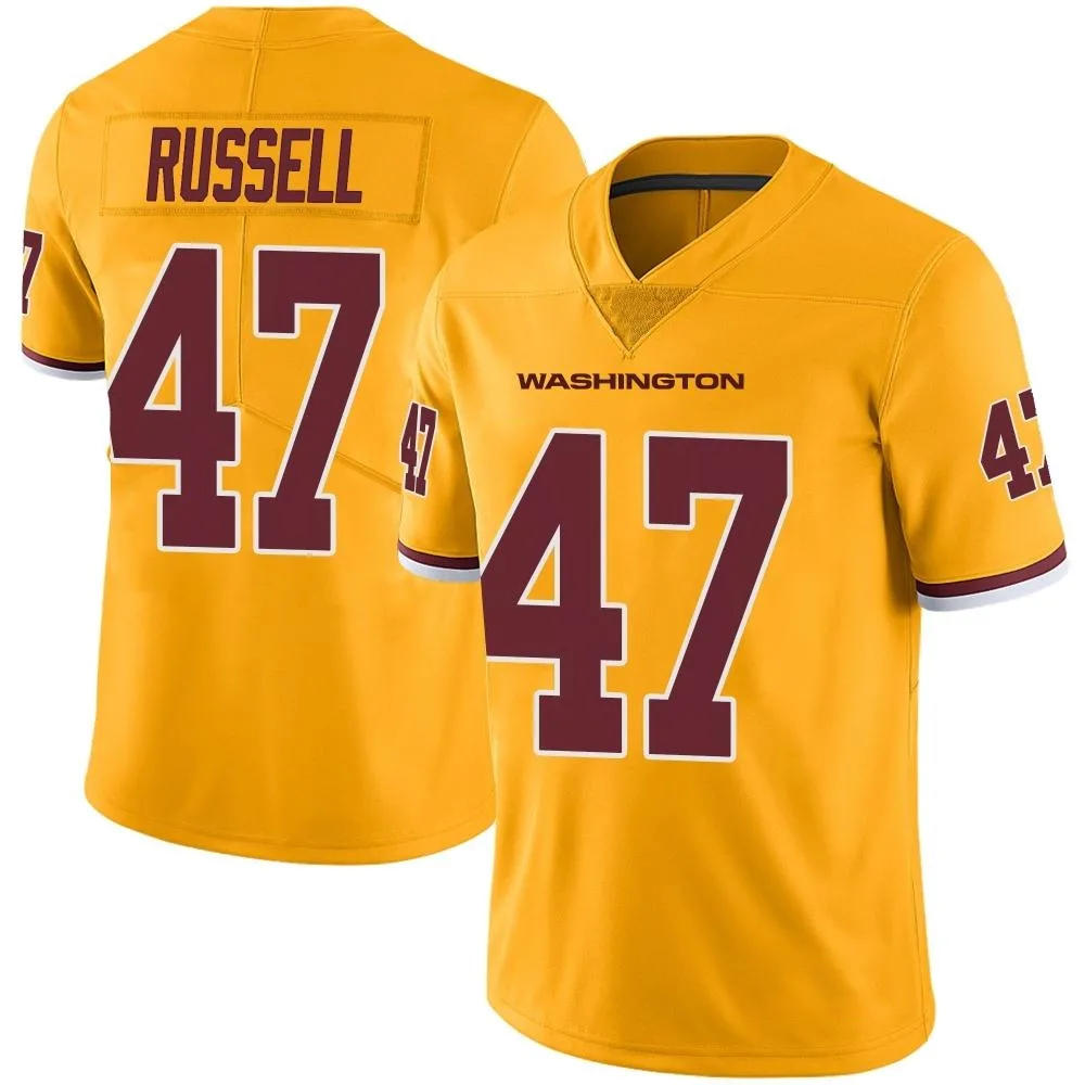 Youth Washington Commanders Chapelle Russell Nike Color Rush Limited Gold Jersey Youth Washington Commanders Chapelle Russell Nike Color Rush Limited Gold Jersey