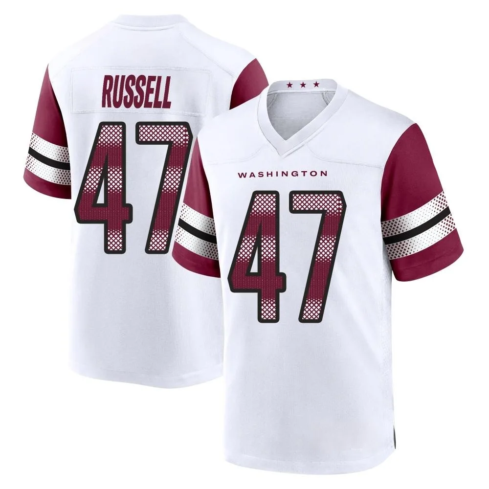 Youth Washington Commanders Chapelle Russell Nike Game White Jersey Youth Washington Commanders Chapelle Russell Nike Game White Jersey