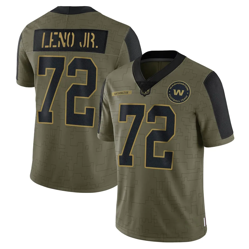 Men's Washington Commanders Charles Leno Jr. Nike 2021 Salute To Service Limited Olive Jersey Men's Washington Commanders Charles Leno Jr. Nike 2021 Salute To Service Limited Olive Jersey
