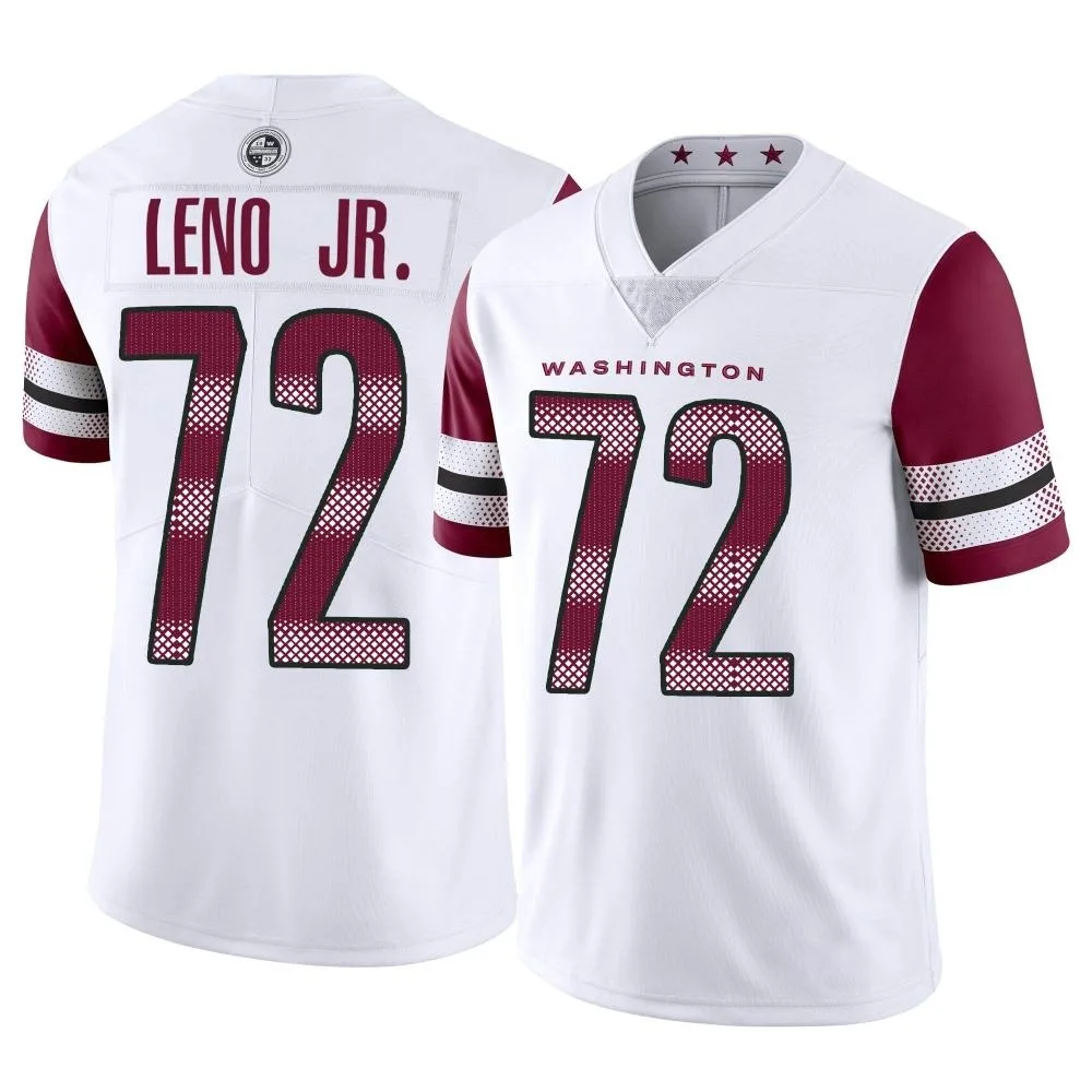 Men's Washington Commanders Charles Leno Jr. Nike Vapor Limited White Jersey Men's Washington Commanders Charles Leno Jr. Nike Vapor Limited White Jersey