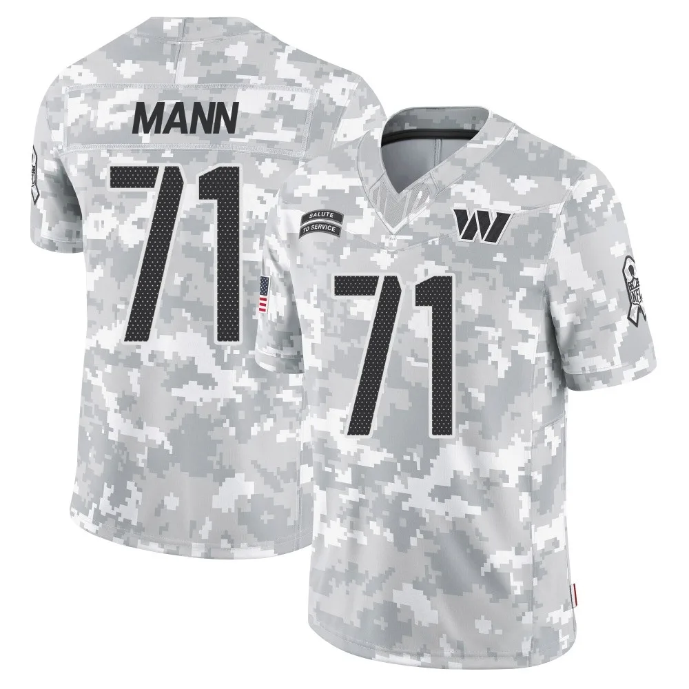 Men's Washington Commanders Charles Mann Nike 2024 Salute to Service Limited Arctic Camo Jersey Men's Washington Commanders Charles Mann Nike 2024 Salute to Service Limited Arctic Camo Jersey
