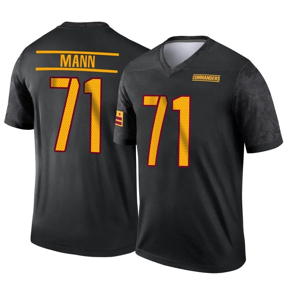 Men's Washington Commanders Charles Mann Nike Alternate Legend Black Jersey Men's Washington Commanders Charles Mann Nike Alternate Legend Black Jersey