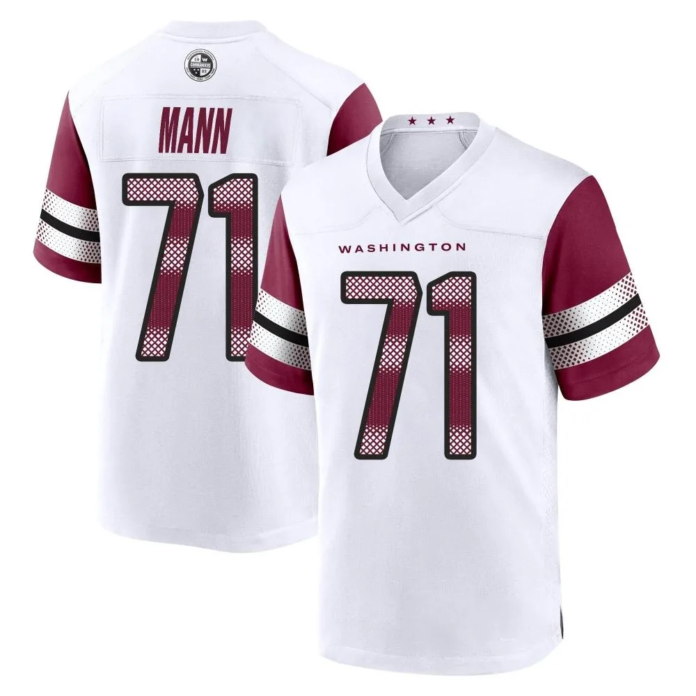 Men's Washington Commanders Charles Mann Nike Game White Jersey Men's Washington Commanders Charles Mann Nike Game White Jersey