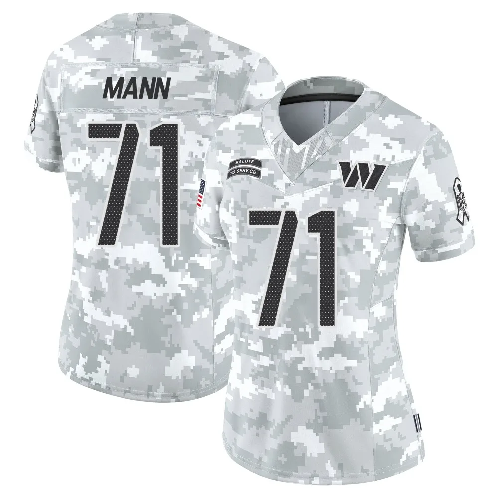 Women's Washington Commanders Charles Mann Nike 2024 Salute to Service Limited Arctic Camo Jersey Women's Washington Commanders Charles Mann Nike 2024 Salute to Service Limited Arctic Camo Jersey