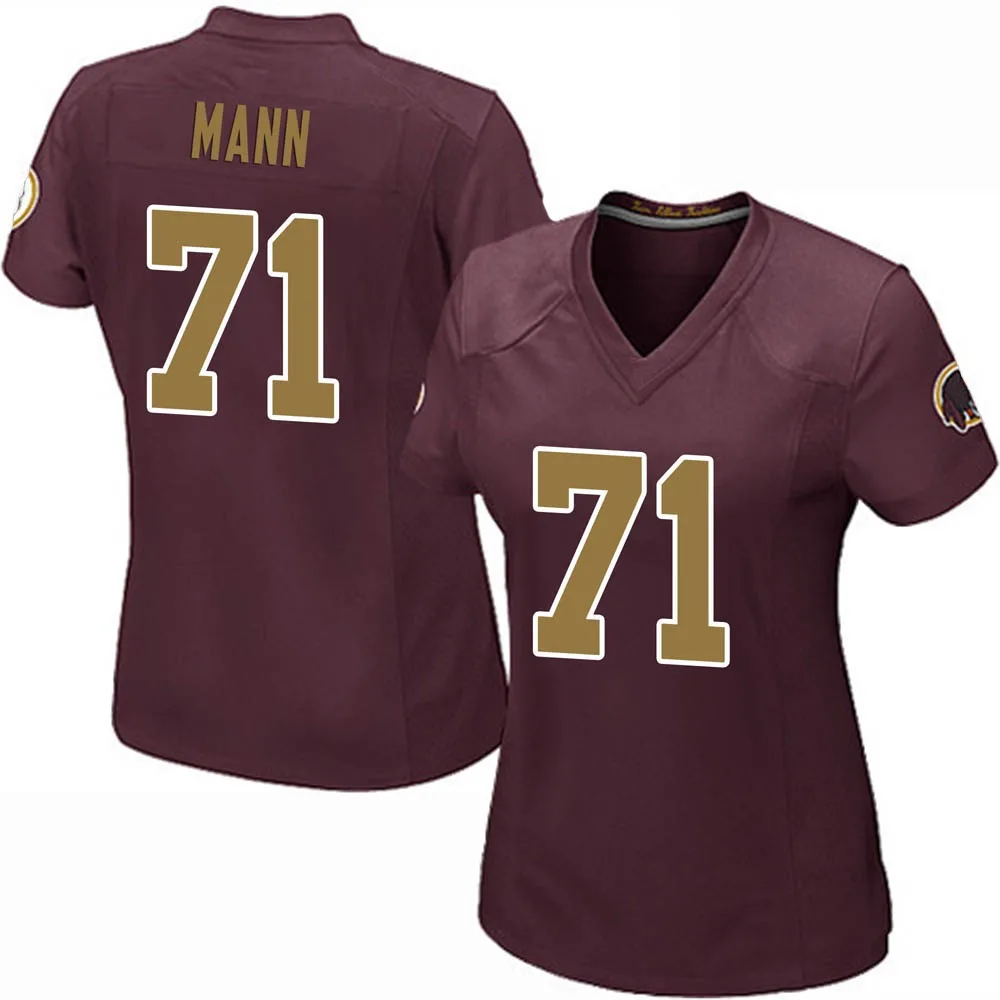 Women's Washington Commanders Charles Mann Nike Burgundy Alternate Game Jersey Women's Washington Commanders Charles Mann Nike Burgundy Alternate Game Jersey