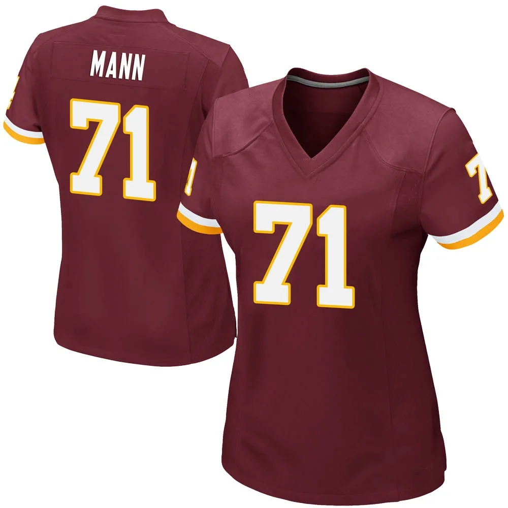 Women's Washington Commanders Charles Mann Nike Burgundy Team Color Game Jersey Women's Washington Commanders Charles Mann Nike Burgundy Team Color Game Jersey