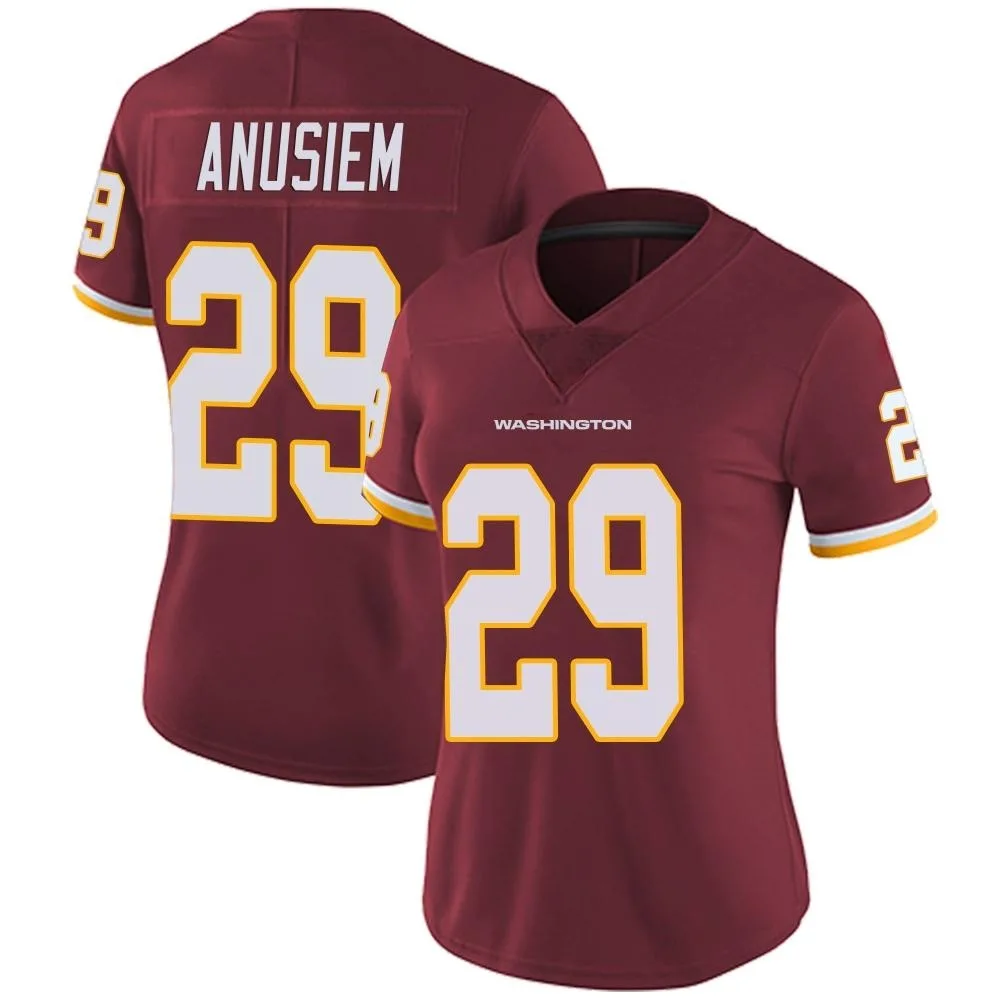 Women's Washington Commanders Chigozie Anusiem Nike Burgundy Team Color Vapor Untouchable Limited Jersey Women's Washington Commanders Chigozie Anusiem Nike Burgundy Team Color Vapor Untouchable Limited Jersey