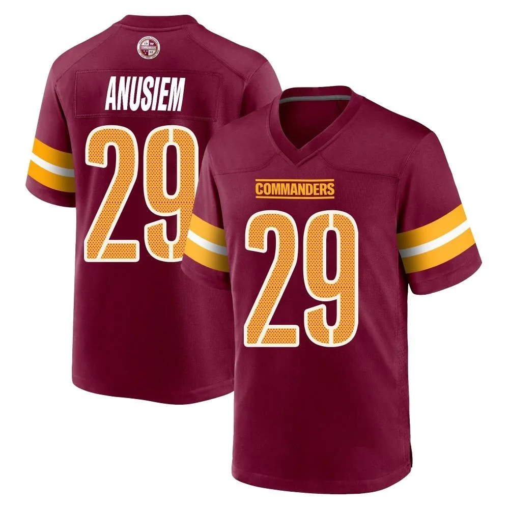 Youth Washington Commanders Chigozie Anusiem Nike Burgundy Game Jersey Youth Washington Commanders Chigozie Anusiem Nike Burgundy Game Jersey