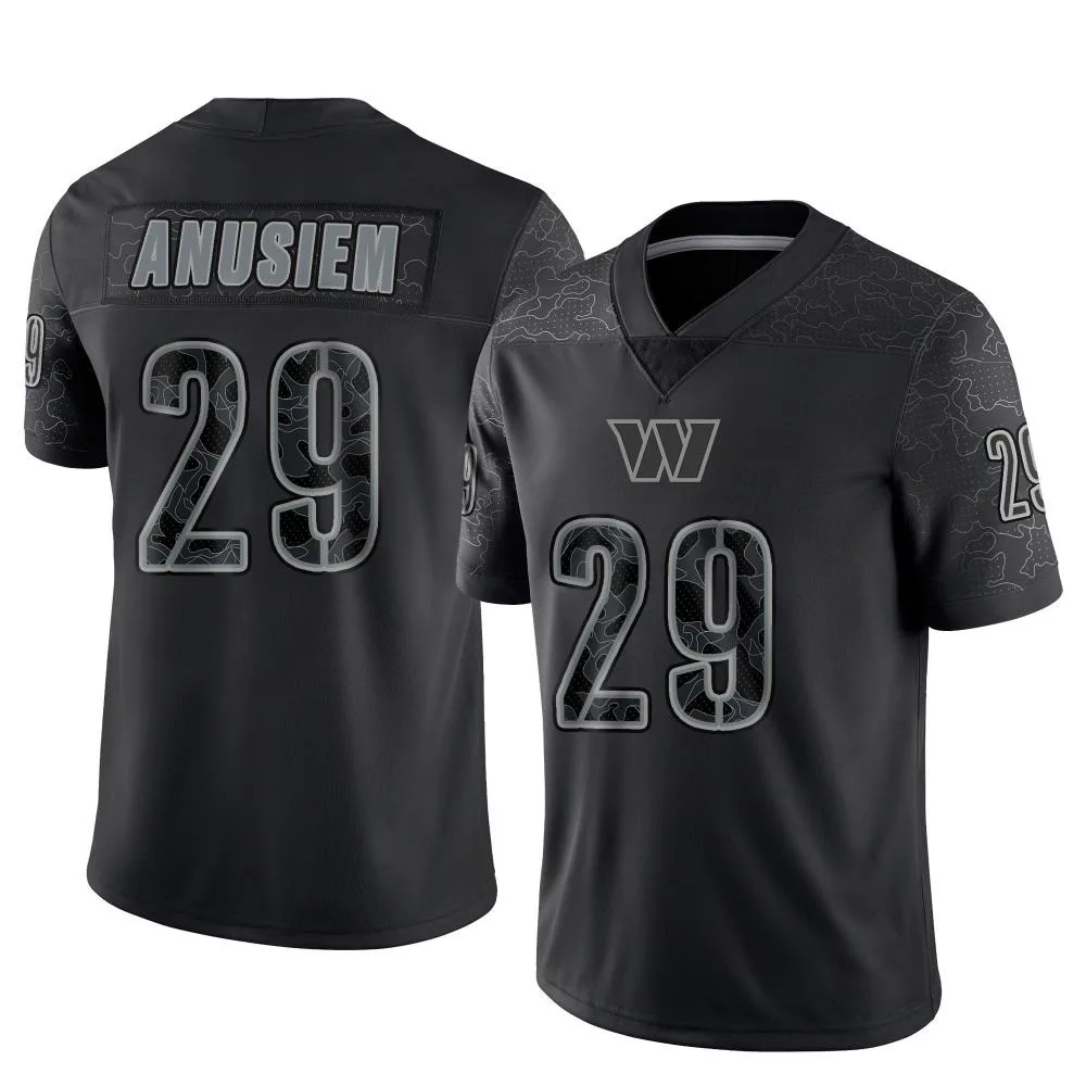 Youth Washington Commanders Chigozie Anusiem Nike Reflective Limited Black Jersey Youth Washington Commanders Chigozie Anusiem Nike Reflective Limited Black Jersey