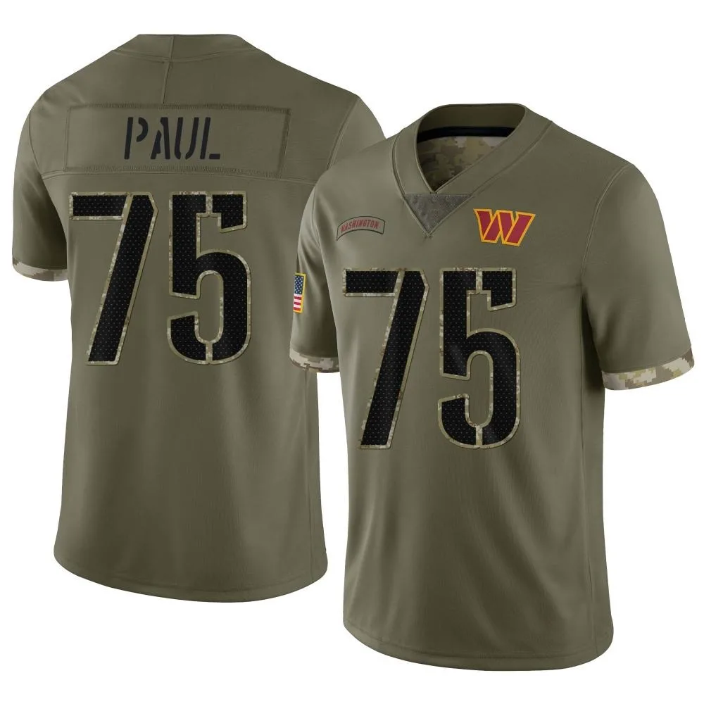 Youth Washington Commanders Chris Paul Nike 2022 Salute To Service Limited Olive Jersey Youth Washington Commanders Chris Paul Nike 2022 Salute To Service Limited Olive Jersey