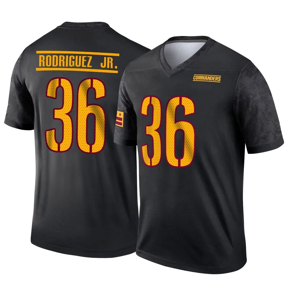 Men's Washington Commanders Chris Rodriguez Jr. Nike Alternate Legend Black Jersey Men's Washington Commanders Chris Rodriguez Jr. Nike Alternate Legend Black Jersey