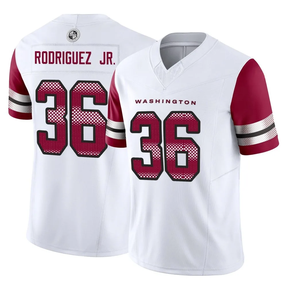Men's Washington Commanders Chris Rodriguez Jr. Nike Vapor F.U.S.E. Limited White Jersey Men's Washington Commanders Chris Rodriguez Jr. Nike Vapor F.U.S.E. Limited White Jersey