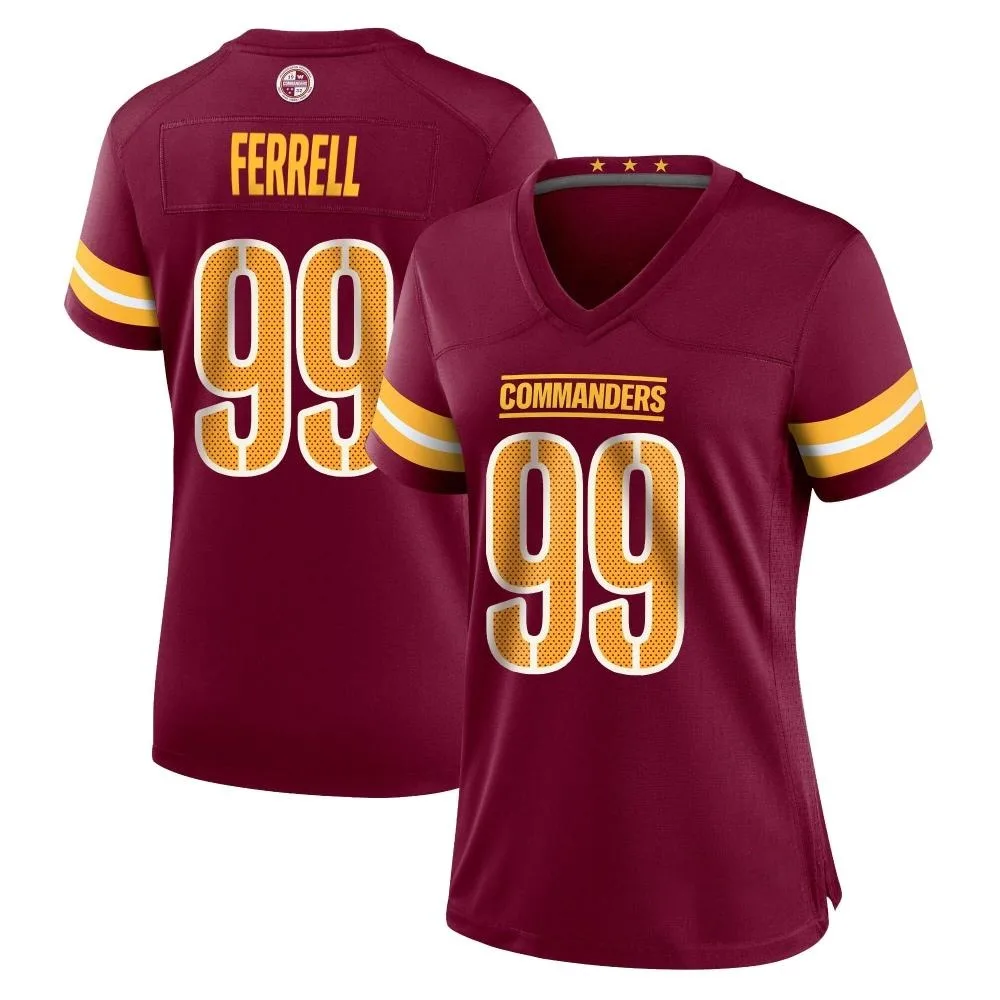 Women's Washington Commanders Clelin Ferrell Nike Burgundy Game Jersey Women's Washington Commanders Clelin Ferrell Nike Burgundy Game Jersey