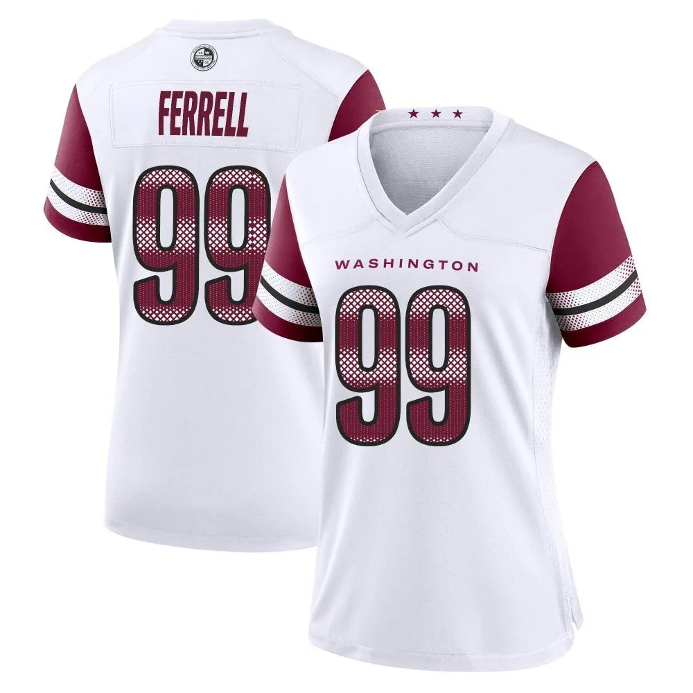 Women's Washington Commanders Clelin Ferrell Nike Game White Jersey Women's Washington Commanders Clelin Ferrell Nike Game White Jersey