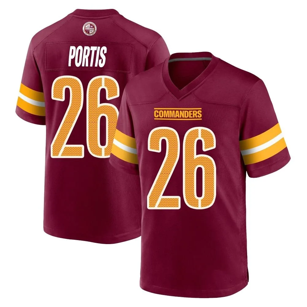 Men's Washington Commanders Clinton Portis Nike Burgundy Game Jersey Men's Washington Commanders Clinton Portis Nike Burgundy Game Jersey
