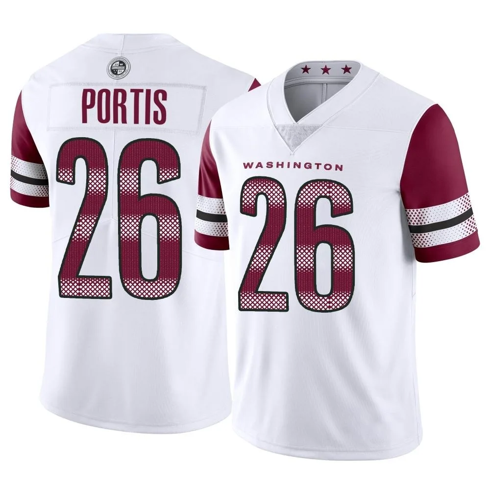 Men's Washington Commanders Clinton Portis Nike Vapor Limited White Jersey Men's Washington Commanders Clinton Portis Nike Vapor Limited White Jersey