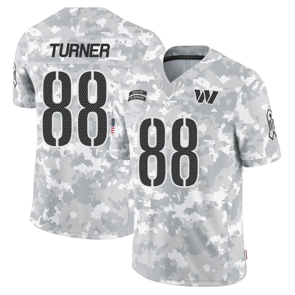 Men's Washington Commanders Cole Turner Nike 2024 Salute to Service Limited Arctic Camo Jersey Men's Washington Commanders Cole Turner Nike 2024 Salute to Service Limited Arctic Camo Jersey