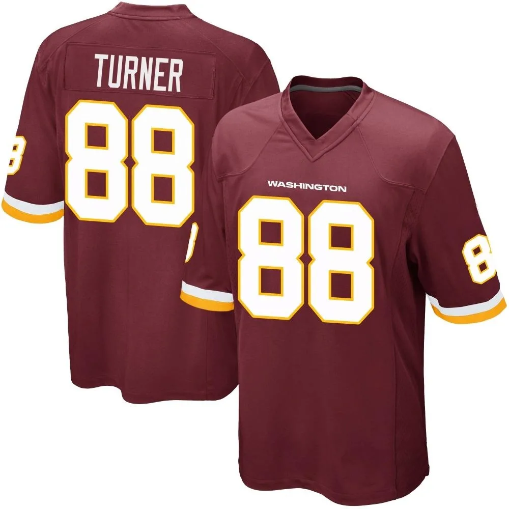 Men's Washington Commanders Cole Turner Nike Burgundy Team Color Game Jersey Men's Washington Commanders Cole Turner Nike Burgundy Team Color Game Jersey