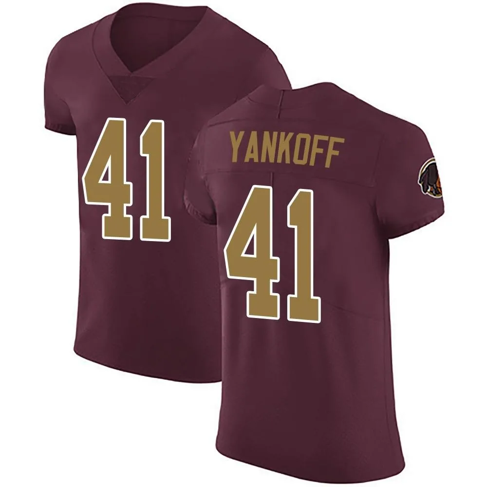 Men's Washington Commanders Colson Yankoff Nike Burgundy Alternate Vapor Untouchable Elite Jersey Men's Washington Commanders Colson Yankoff Nike Burgundy Alternate Vapor Untouchable Elite Jersey